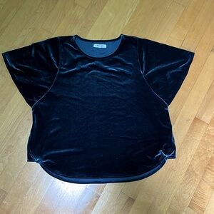 Small Blue metallic shirt- Madewell